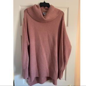 Ava & Viv Plus Turtleneck Tunic Sweater